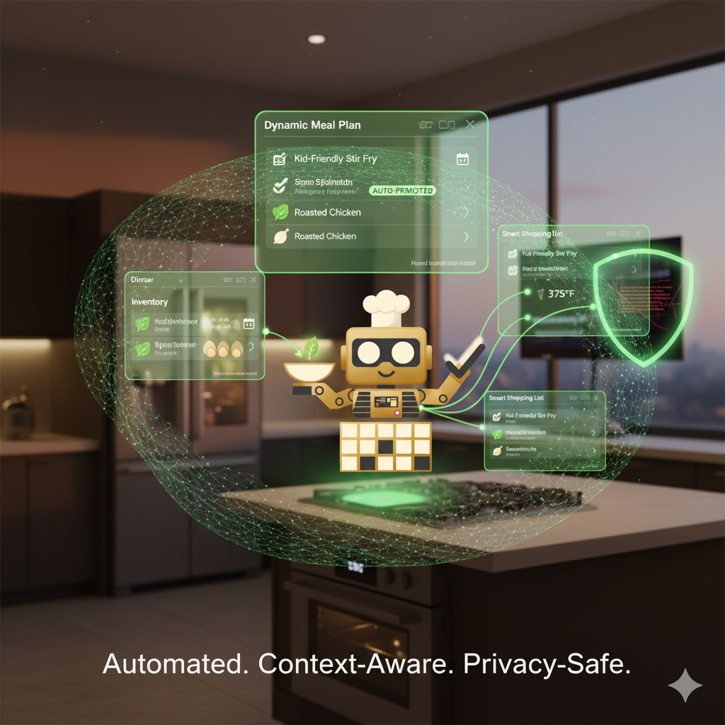The Future of Meals: Automated, Context-Aware, and Privacy-Safe